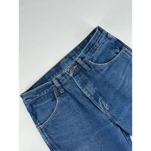 Rustler Mens Blue Denim Jeans Straight Leg Waist 30 Inseam 30 Cotton Made Mexico